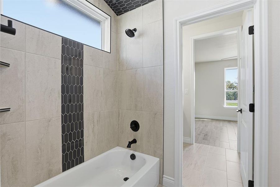 Furnished interior view inside a new home in , Granbury (Image 13).