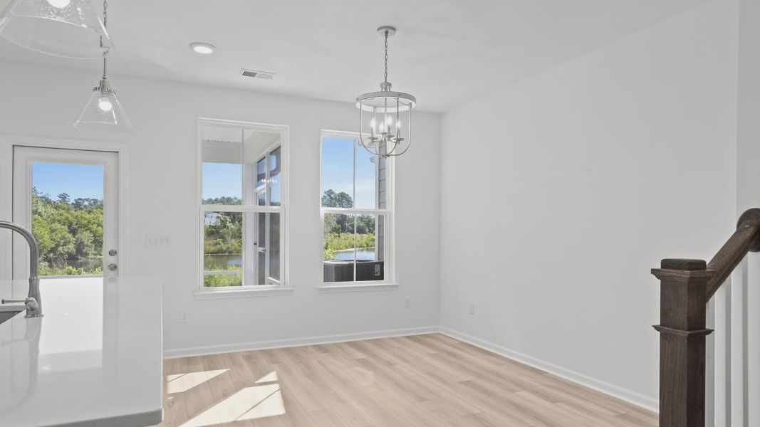 Furnished interior view inside a new home in Townes at Carolina Forest, Myrtle Beach (Image 9).