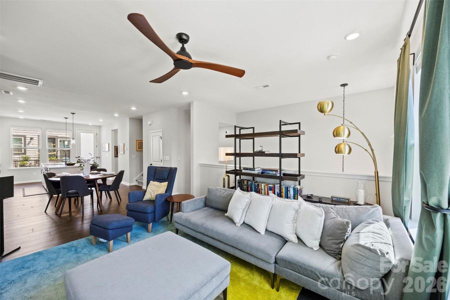 Furnished interior view inside a new home in Parkside Commons, Davidson (Image 19).