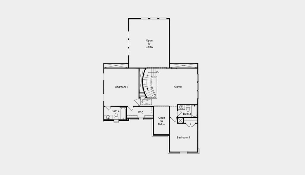 2D floor plan layout for the Citron by Taylor Morrison in The Ridge at Northlake 50s, Northlake, TX (Image 3). 2D floor plan layout for the Citron by Taylor Morrison in The Ridge at Northlake 50s, Northlake, TX (Image 3).