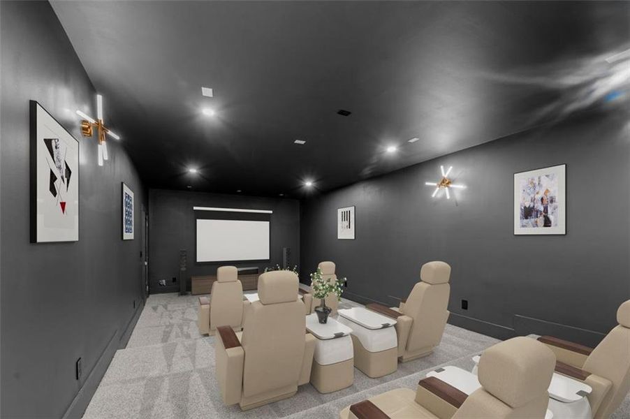 Furnished interior view inside a new home in Timber Rock Manor, Cumming (Image 14).