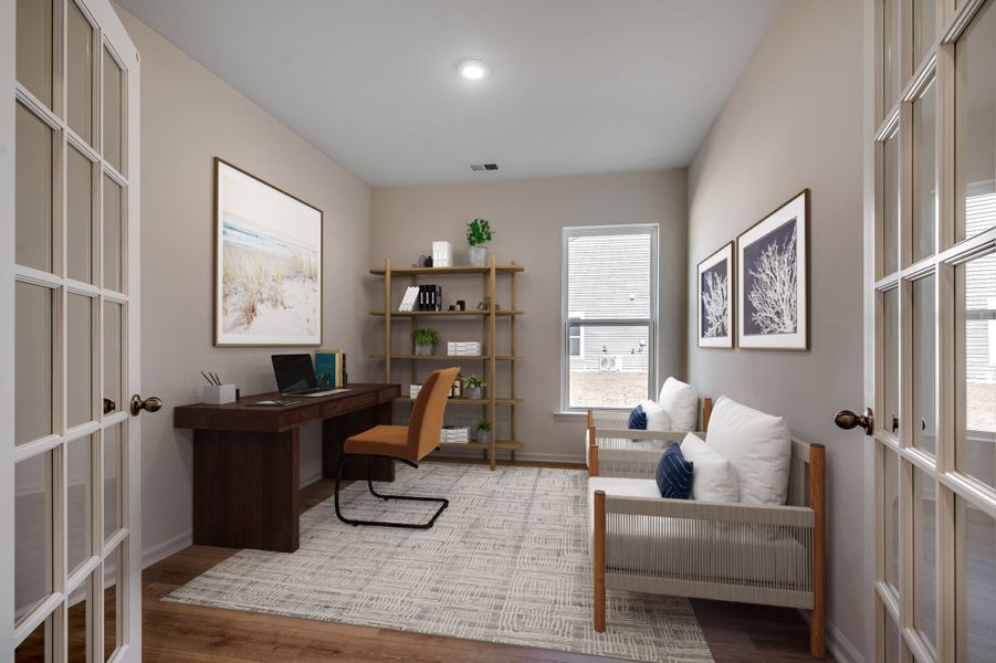 Representative furnished interior of a home built from the Leyland by Beazer Homes in Northbrook, Murrells Inlet (Image 6). Representative furnished interior of a home built from the Leyland by Beazer Homes in Northbrook, Murrells Inlet (Image 6).