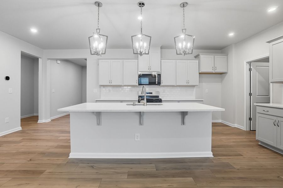 Furnished interior view inside a new home in Waxhaw Landing, Monroe (Image 4).