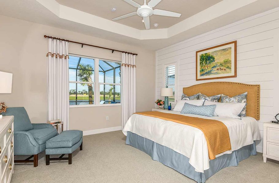 Representative furnished interior of a home built from the Bright Meadow 2 by Neal Communities in Wildleaf at North River Ranch, Parrish (Image 6).