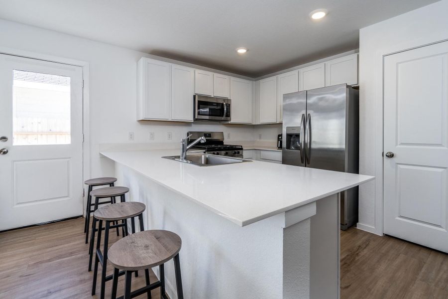 Furnished interior view inside a new home in Tavola: Cottage Collection, New Caney (Image 11). Furnished interior view inside a new home in Tavola: Cottage Collection, New Caney (Image 11).