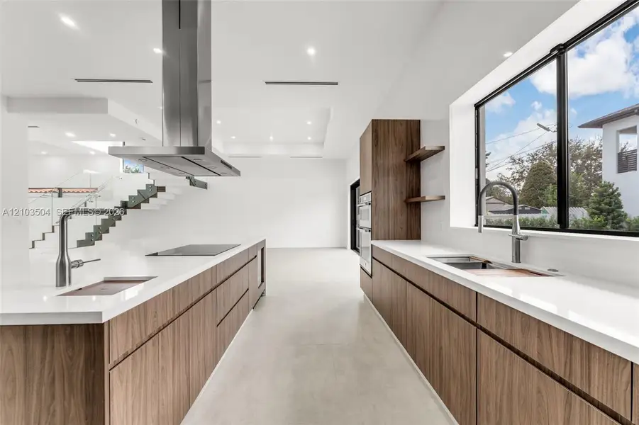 Furnished interior view inside a new home in , Miami (Image 11).