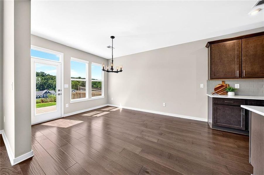 Spacious, unfurnished interior of a new home in The Reserve At Liberty Park, Braselton (Image 40).