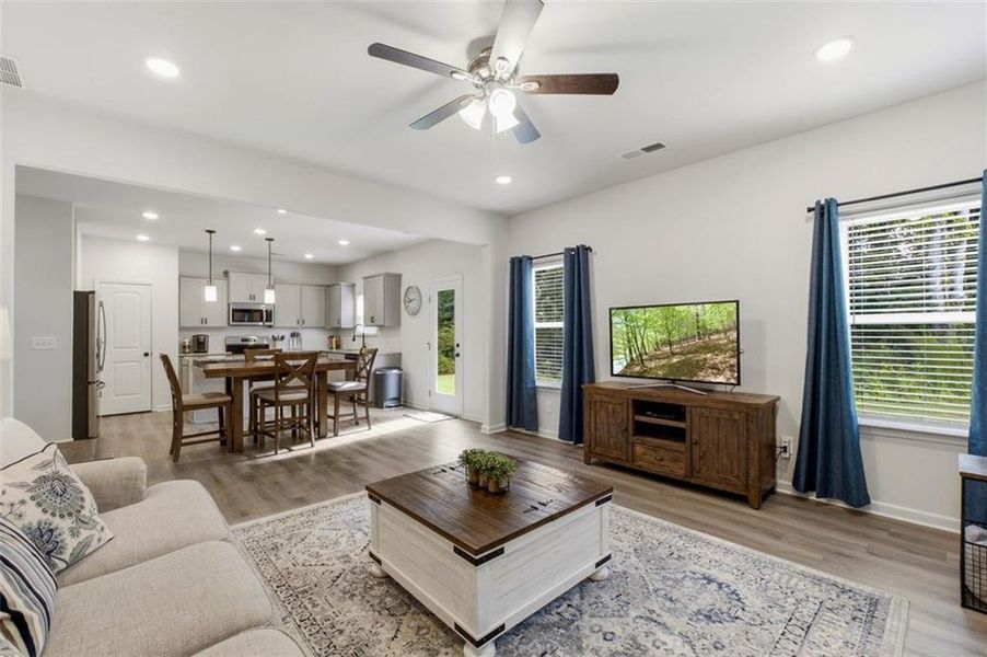 Furnished interior view inside a new home in Morgan Landing, Carrollton (Image 43). Furnished interior view inside a new home in Morgan Landing, Carrollton (Image 43).