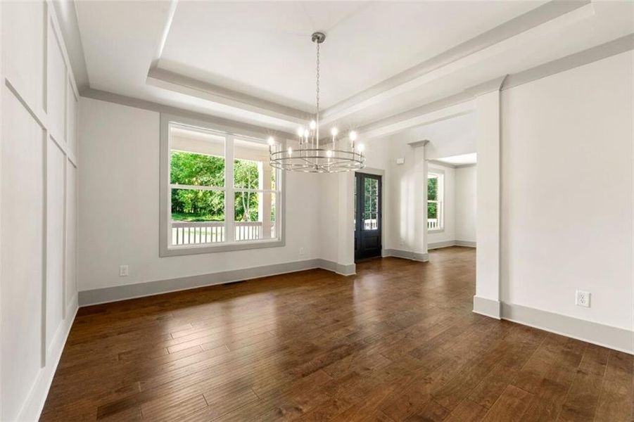 Spacious, unfurnished interior of a new home in Steeplechase, Hoschton (Image 40).