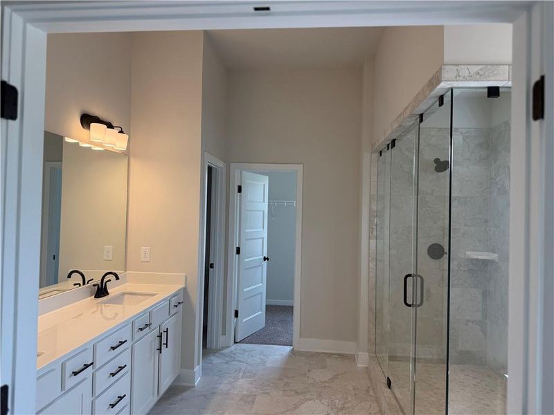 Furnished interior view inside a new home in Rosewood Lake Estates, Hoschton (Image 6).