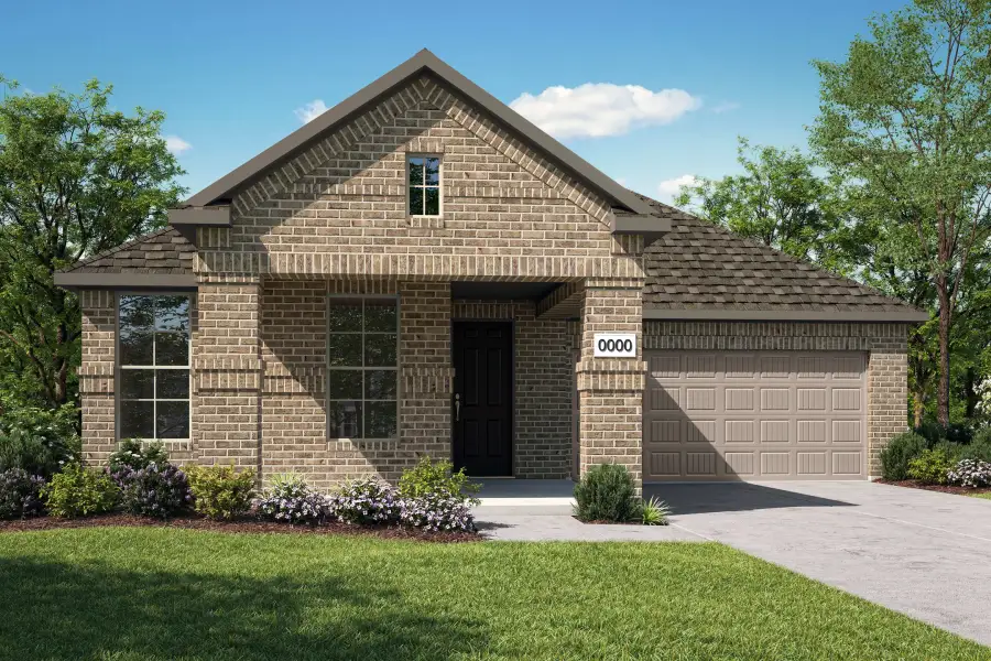 Representative exterior photo of a completed home built from the Ava by Tri Pointe Homes in View at the Reserve, Mansfield, TX (Image 16). Representative exterior photo of a completed home built from the Ava by Tri Pointe Homes in View at the Reserve, Mansfield, TX (Image 16).
