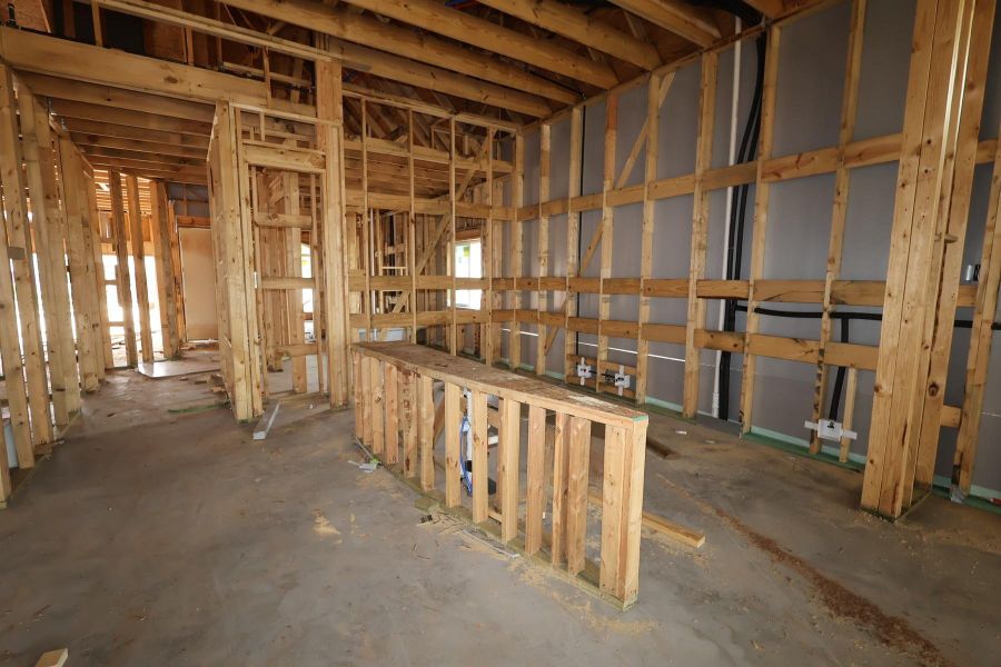 In-progress construction of a new home in Harvest Green - Reserve Collection, Richmond, TX (Image 3).