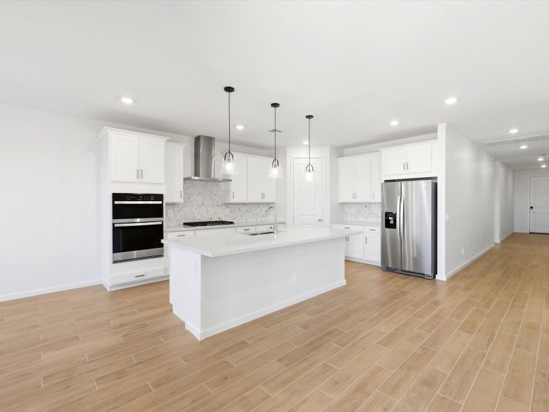 Furnished interior view inside a new home in White Tank Foothills Reserve Series, Waddell (Image 5).