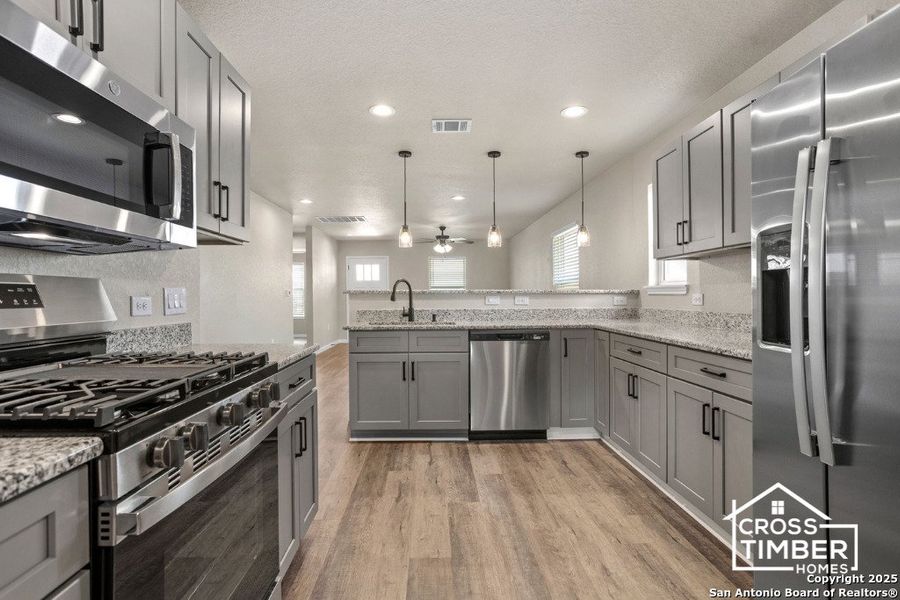 Furnished interior view inside a new home in , San Antonio (Image 11). Furnished interior view inside a new home in , San Antonio (Image 11).