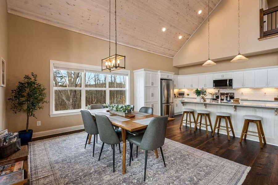 Furnished interior view inside a new home in , Talking Rock (Image 51).