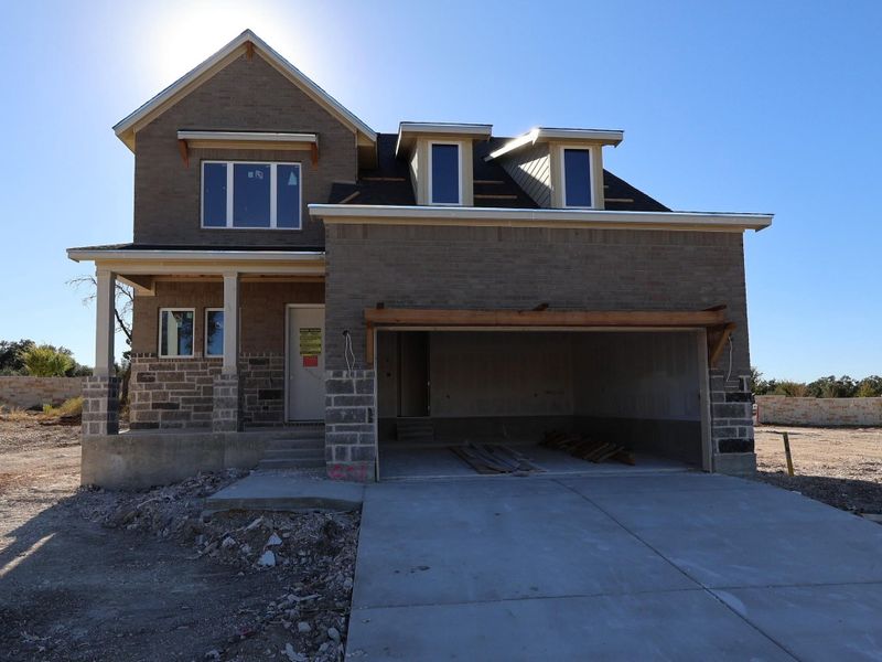 In-progress construction of a new home in Cedar Brook, Leander, TX (Image 13).