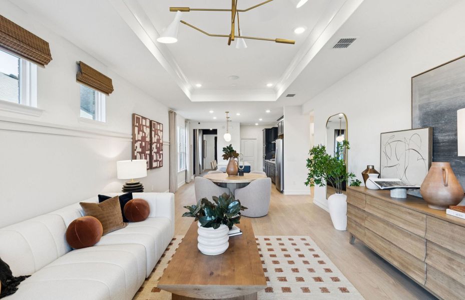 Representative furnished interior of a home built from the Hallmark by Del Webb in Del Webb at Legacy Hills, Celina (Image 21).