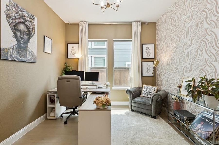 Furnished interior view inside a new home in , Rowlett (Image 12).