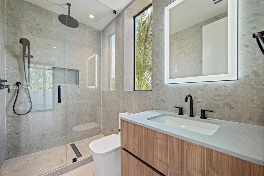 Furnished interior view inside a new home in , Miami (Image 5).