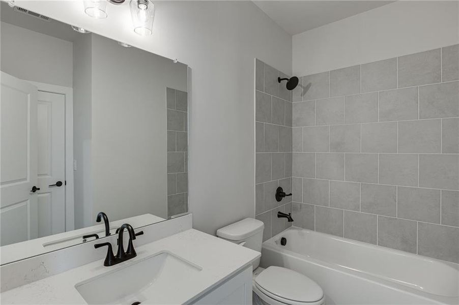 Furnished interior view inside a new home in , Buford (Image 12).