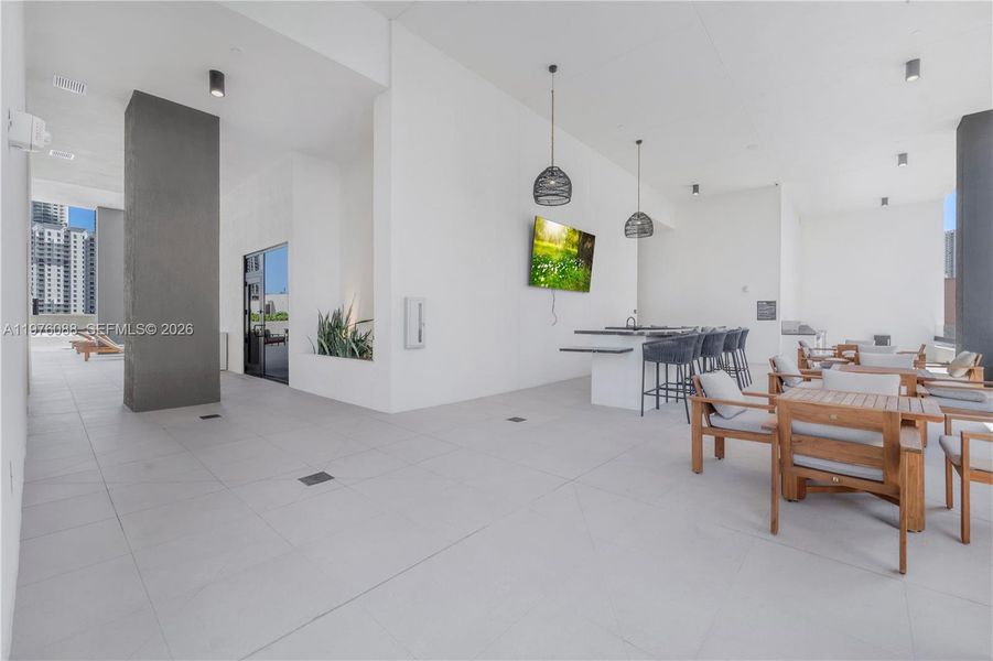 Furnished interior view inside a new home in , Miami (Image 36).
