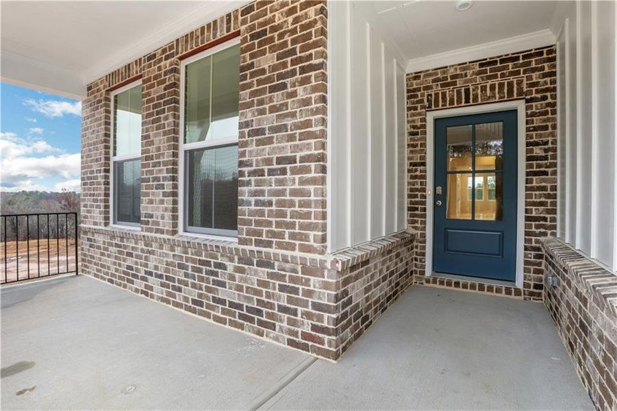 Exterior details and patio area of a home in Cambridge at Steels Bridge, Canton (Image 27).