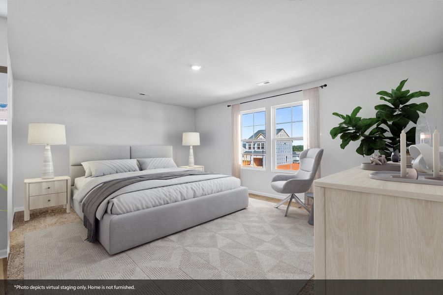 Furnished interior view inside a new home in Hanes Lake, Winston-Salem (Image 8).