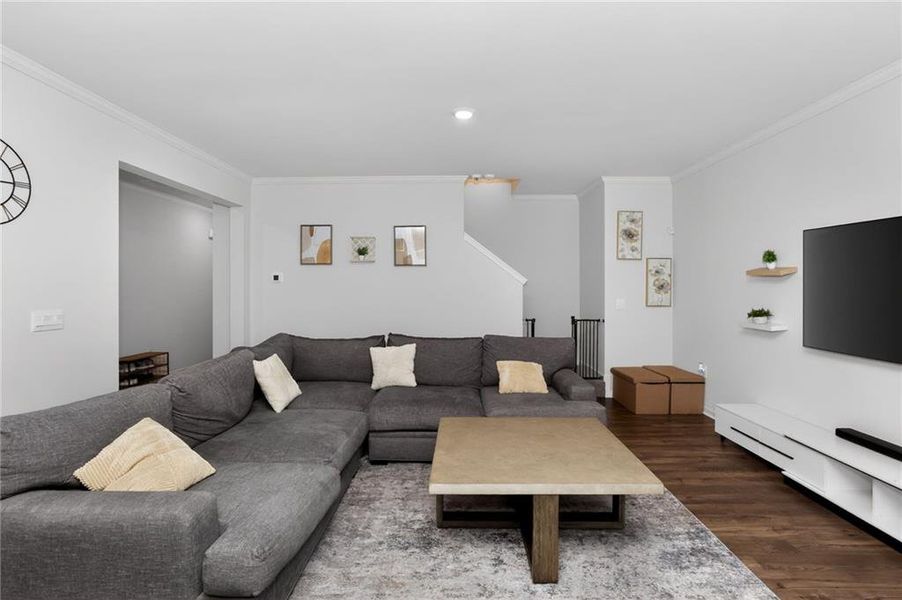 Furnished interior view inside a new home in , Buford (Image 5).