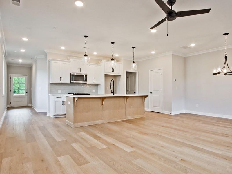 Furnished interior view inside a new home in Cherokee Township, Acworth (Image 5).