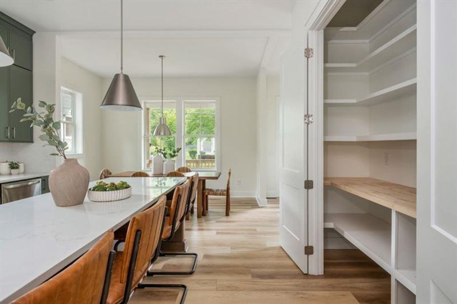 Furnished interior view inside a new home in , Atlanta (Image 3).
