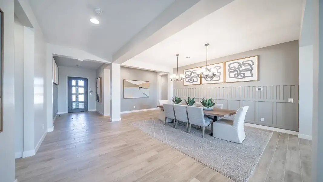 Furnished interior view inside a new home in Allen Ranches, Litchfield Park (Image 9).