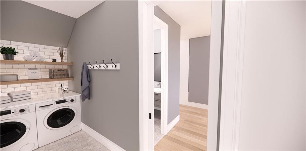 Furnished interior view inside a new home in , Carrollton (Image 24).