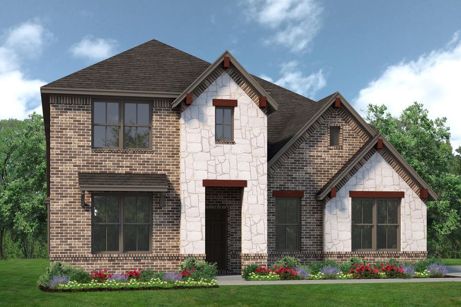 Representative exterior photo of a completed home built from the Concept 2870 by Risewell Homes in Silo Mills, Joshua, TX (Image 11). Representative exterior photo of a completed home built from the Concept 2870 by Risewell Homes in Silo Mills, Joshua, TX (Image 11).