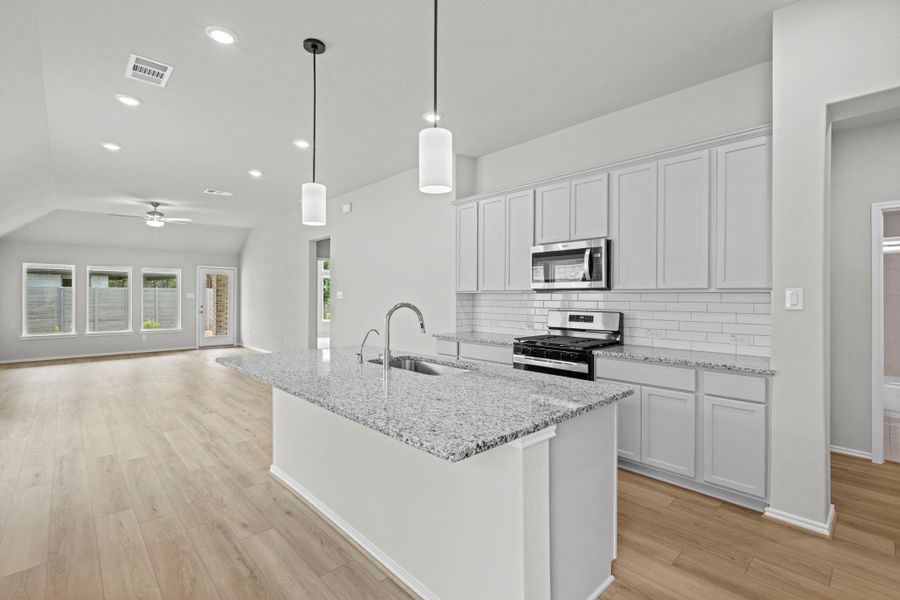 Furnished interior view inside a new home in Two Step Farm, Montgomery (Image 8).