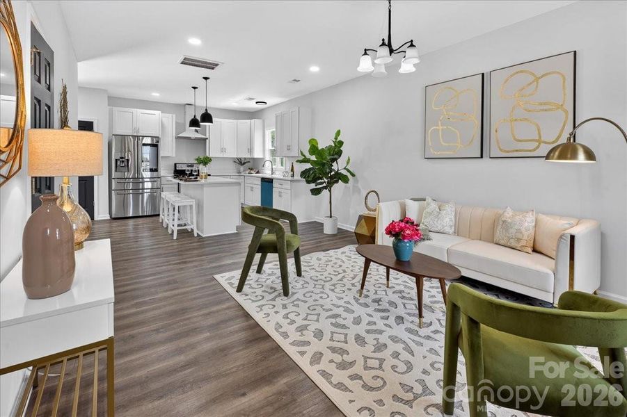 Furnished interior view inside a new home in , Pageland (Image 11).