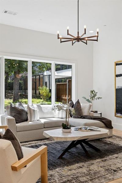 Furnished interior view inside a new home in , Southlake (Image 19).