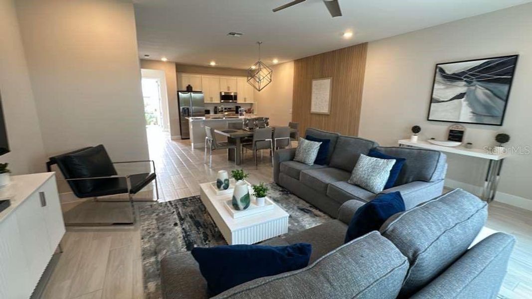 Furnished interior view inside a new home in , Reunion (Image 5).