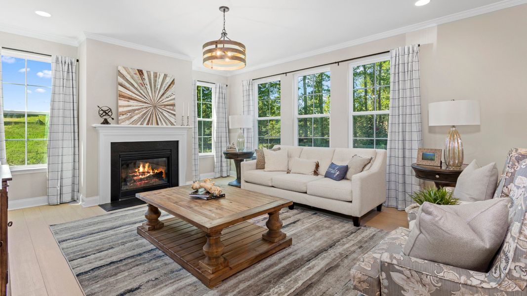 Furnished interior view inside a new home in Whispering Pines, Franklinton (Image 6).