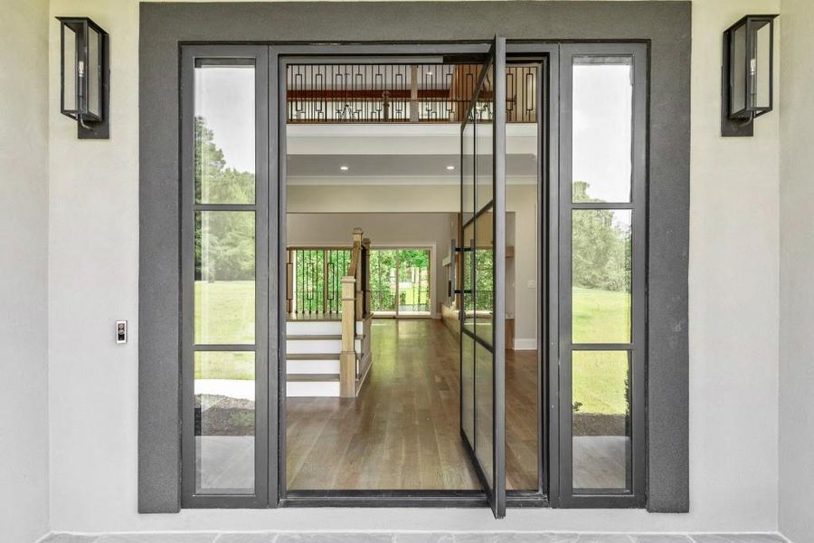 Exterior details and patio area of a home in , Newnan (Image 42).