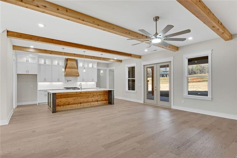 Spacious, unfurnished interior of a new home in , Hiram (Image 47).