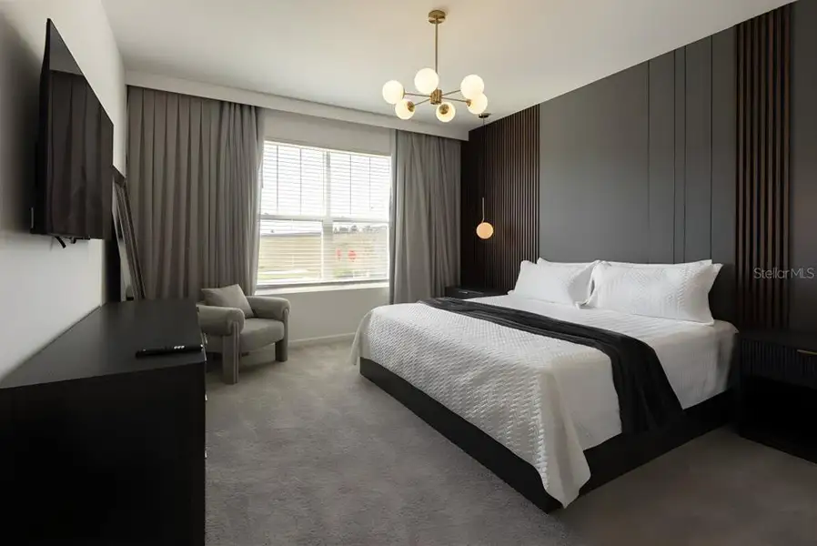 Furnished interior view inside a new home in , Davenport (Image 38).