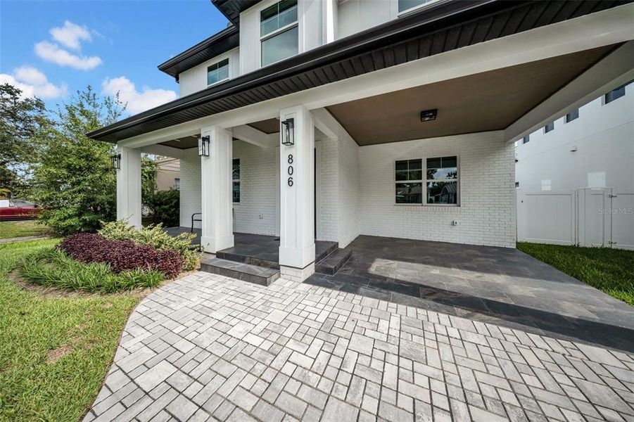 Front facing carport offering off-street parking