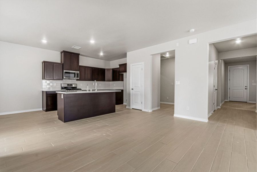 Representative furnished interior of a home built from the Poppy by View Homes in Paseos Del Este, El Paso (Image 18).