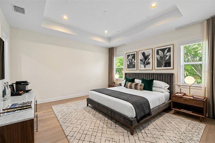 Furnished interior view inside a new home in , Tampa (Image 18). Furnished interior view inside a new home in , Tampa (Image 18).