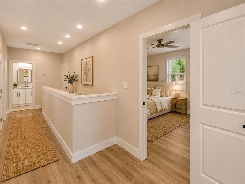 Furnished interior view inside a new home in , St. Petersburg (Image 10).