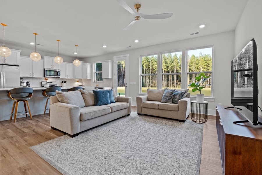 Furnished interior view inside a new home in , Ravenel (Image 17).