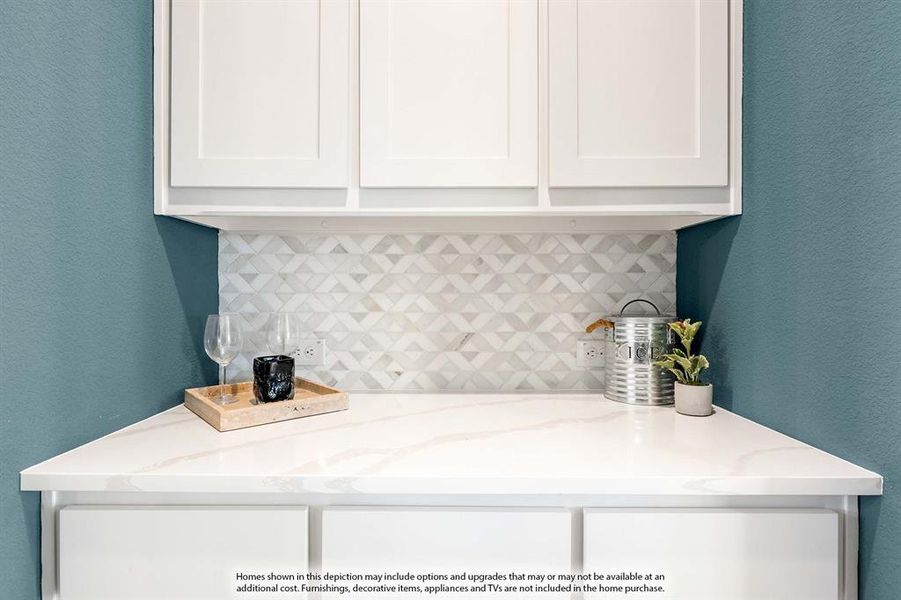 Close-up of interior finishes inside a home in ArrowBrooke, Aubrey (Image 18).