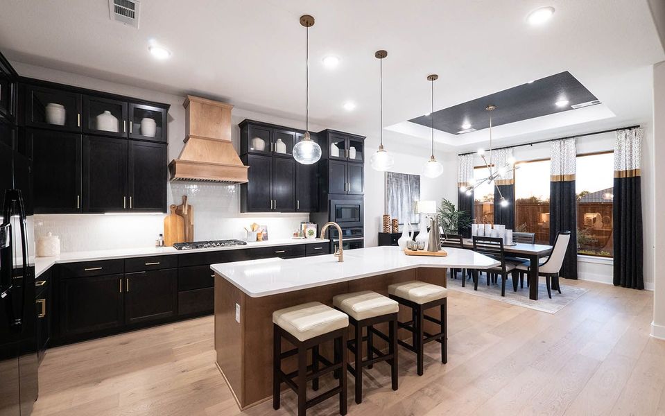 Furnished interior view inside a new home in Marvida, Cypress (Image 11).
