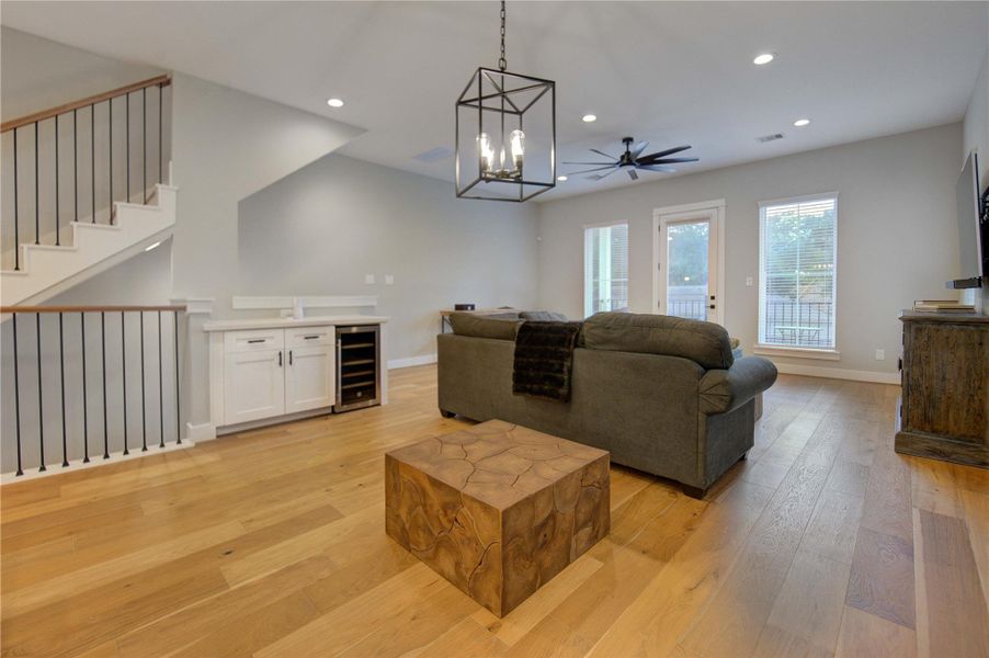 Furnished interior view inside a new home in , Houston (Image 9).