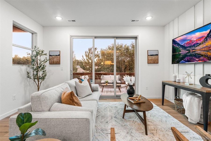 Furnished interior view inside a new home in , Arvada (Image 28).